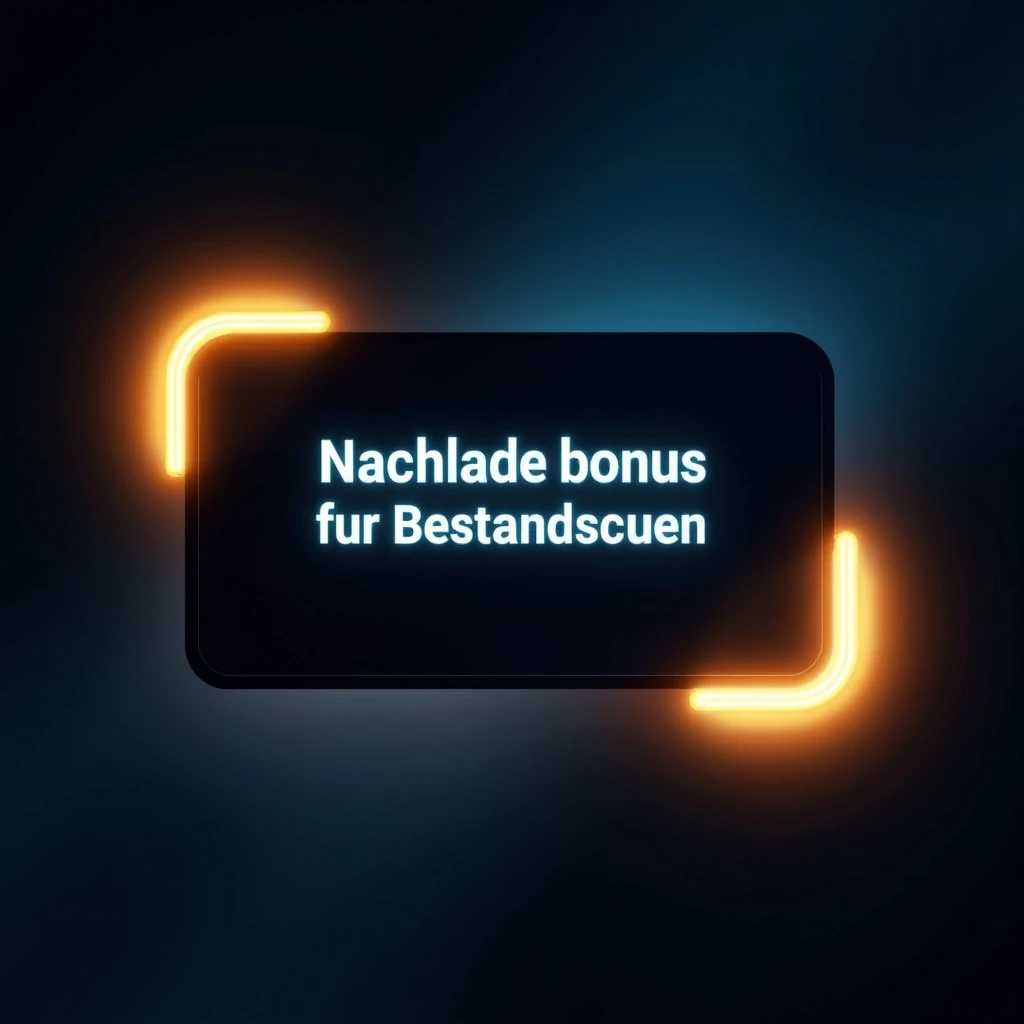 Nachladebonus für Bestandskunden